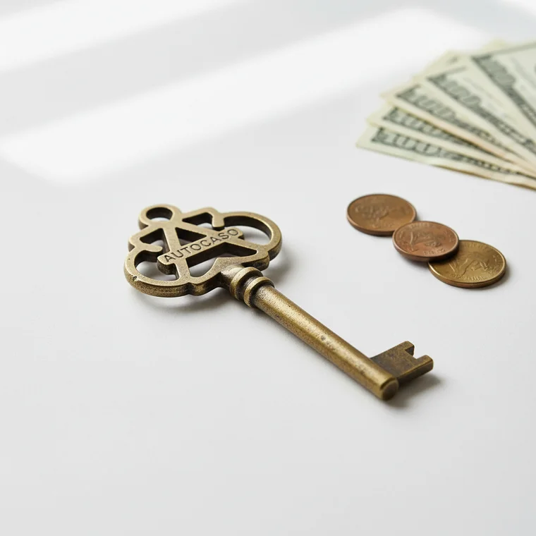 Samochód firmowy używany głównie w mieście, starszy pojazd na tle zabudowy miejskiej, ilustrujący decyzję kiedy opłaca się zrezygnować z AC