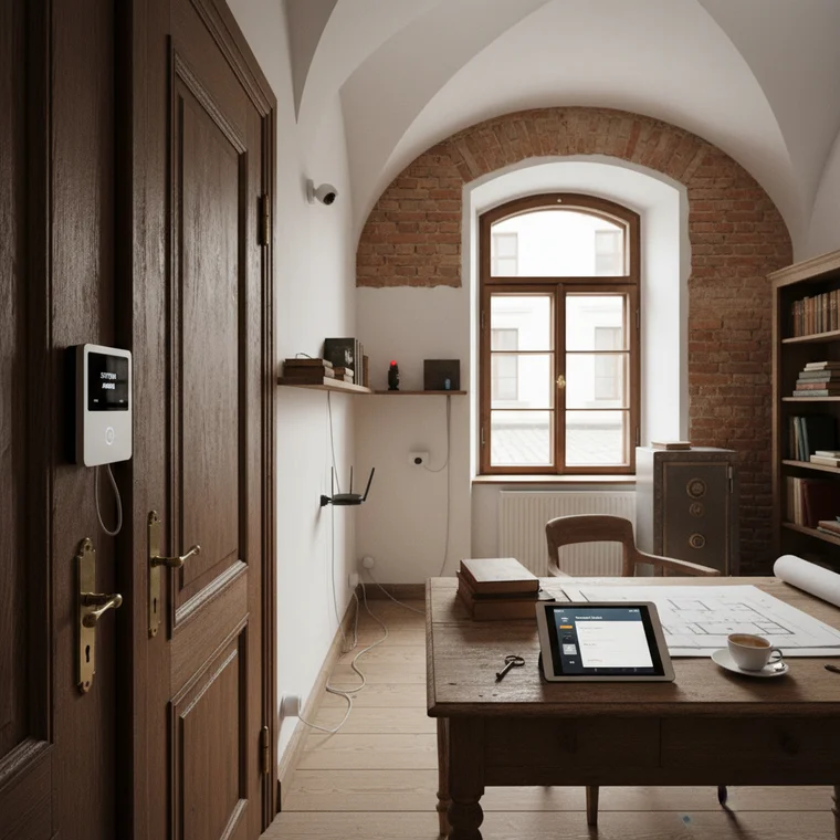 Montaż alarmu w biurze w kamienicy: Jak uniknąć najczęstszych błędów