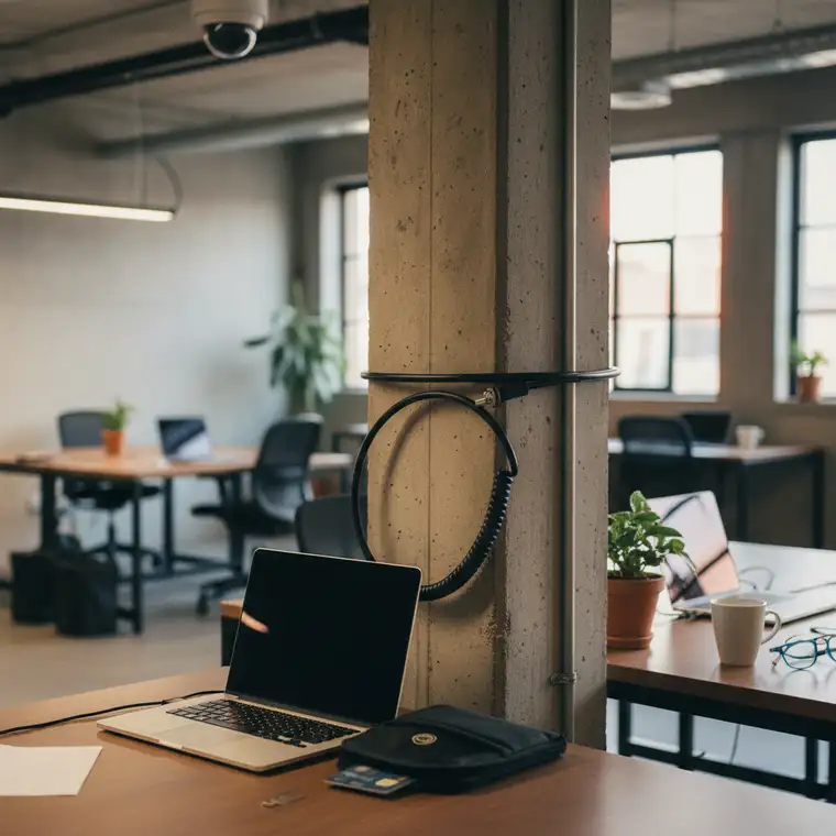 Jak zabezpieczyć laptopy firmowe przed kradzieżą w biurze coworkingowym