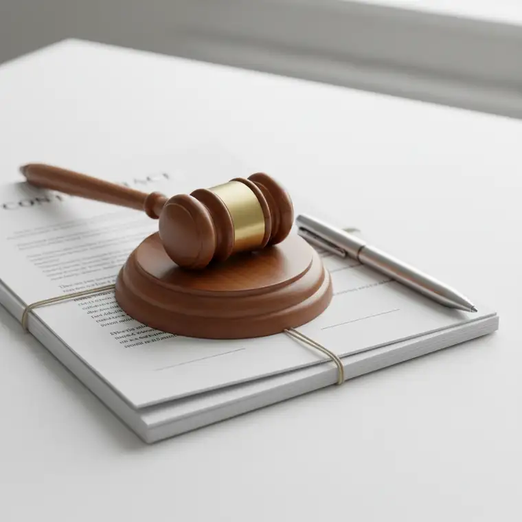 Prawnik analizujący umowę B2B mikrofirmy przy biurku, omawiający koszty konsultacji prawnych w 2025 roku z przedsiębiorcą