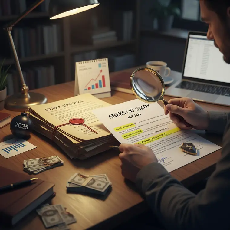 Zestaw kluczowych klauzul umownych w aneksie zabezpieczającym ryzyko finansowe firmy w 2025 roku