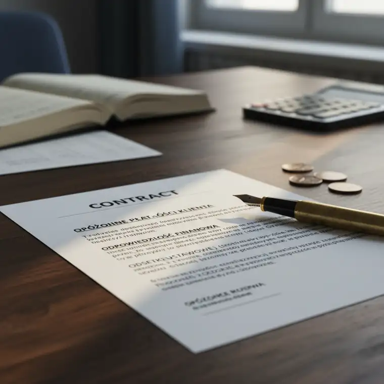 Jak zabezpieczyć się przed opóźnionymi płatnościami w umowie usługowej