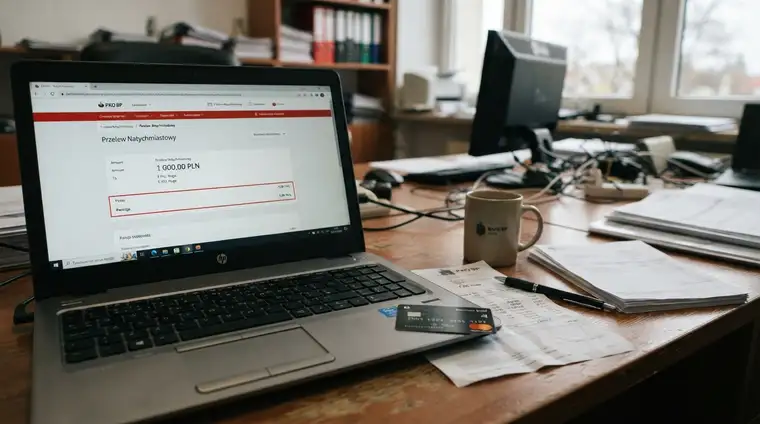 Jaka prowizja za przelew natychmiastowy w różnych bankach firmowych